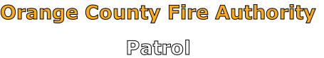Orange County Fire Authority

Patrol