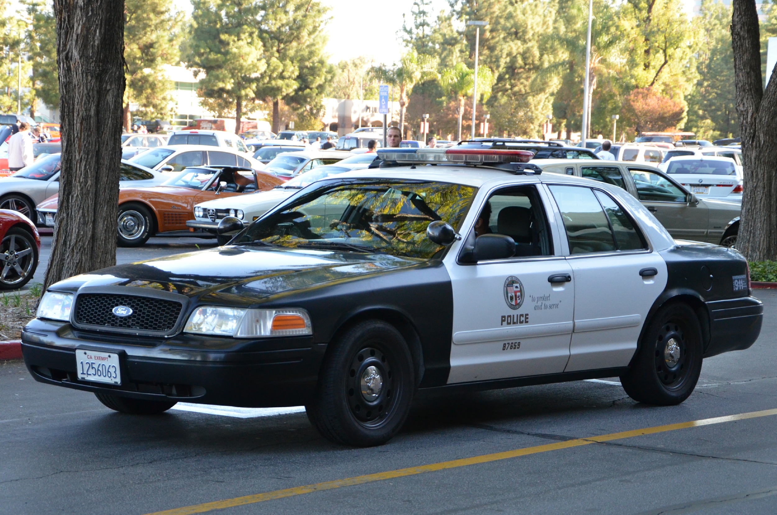 Форд Краун Виктория полиция Лос Анджелеса