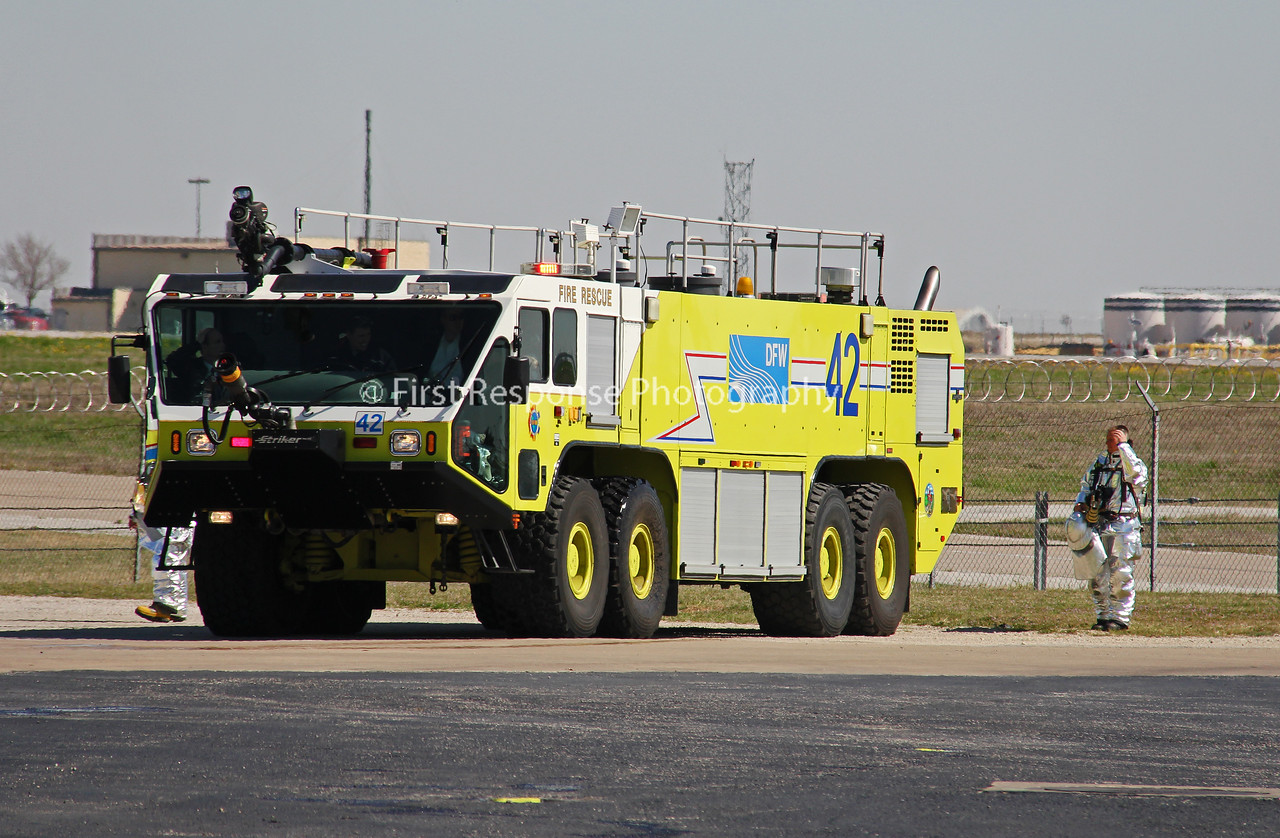 TX, DFW Airport Fire Services ARFF